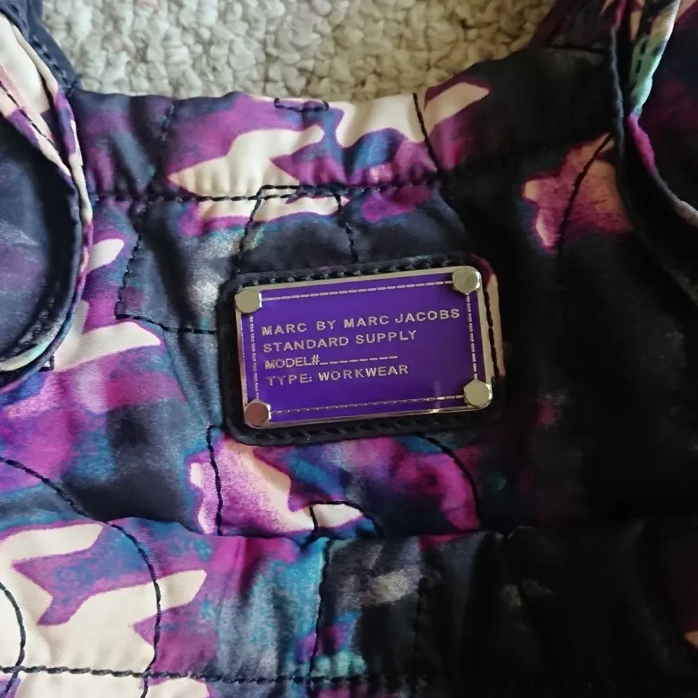 Marc By Marc Jacobs Core Pretty Elizababy Shoulder Diaper Bag - purple and muti